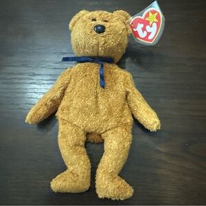 TY Beanie Baby - Fuzz The Bear - Stuffed Animal Toy